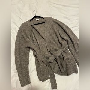 H&M tie front cardigan